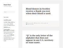 Tablet Screenshot of exactfact.com